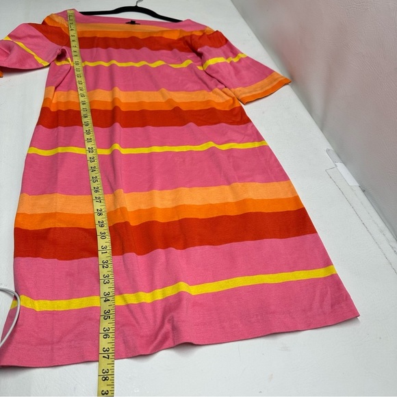 Talbots Tshirt Colorful Striped Dress size M - Picture 4 of 8